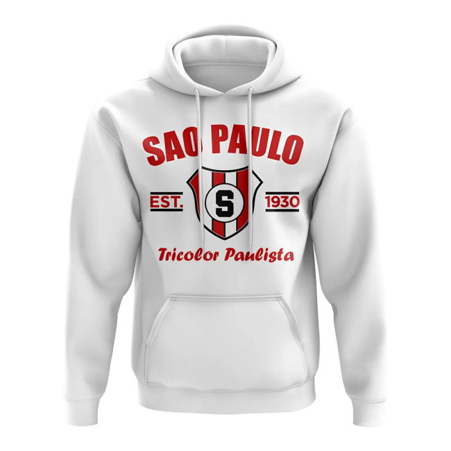 Sao Paolo Established Football Hoody (White)