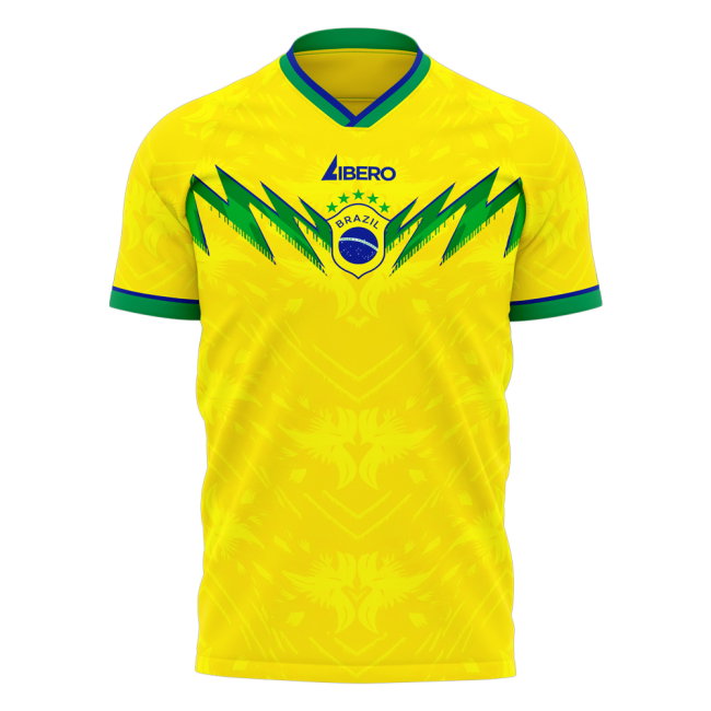 Brazil 2026-2027 Home Concept KIt (Libero) Adult Short Sleeve (Your Name)