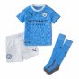 2020-2021 Manchester City Home Little Boys Mini Kit (KOMPANY 4)