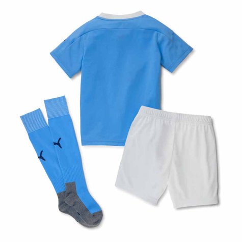2020-2021 Manchester City Home Little Boys Mini Kit