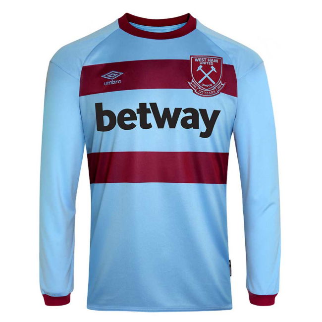 2020-2021 West Ham Long Sleeve Away Shirt (Your Name)