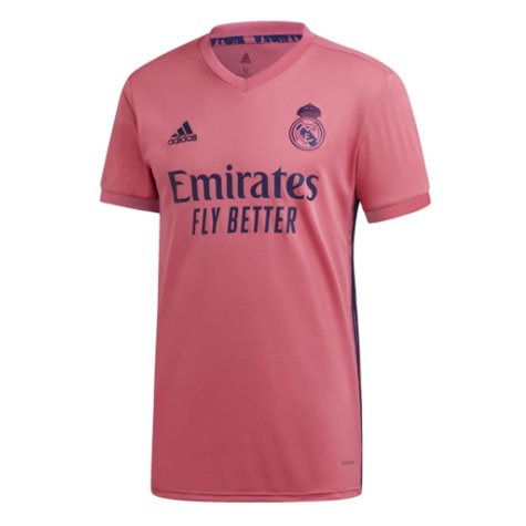 2020-2021 Real Madrid Adidas Womens Away Shirt (SOLARI 21)