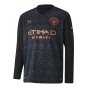 2020-2021 Manchester City Puma Away Long Sleeve Shirt (Kids) (GOATER 9)