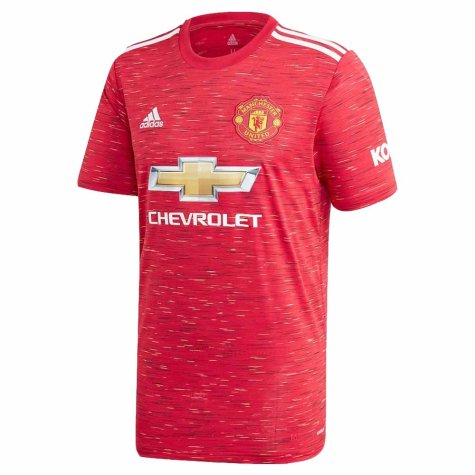 2020-2021 Man Utd Adidas Home Football Shirt (CARRICK 16)