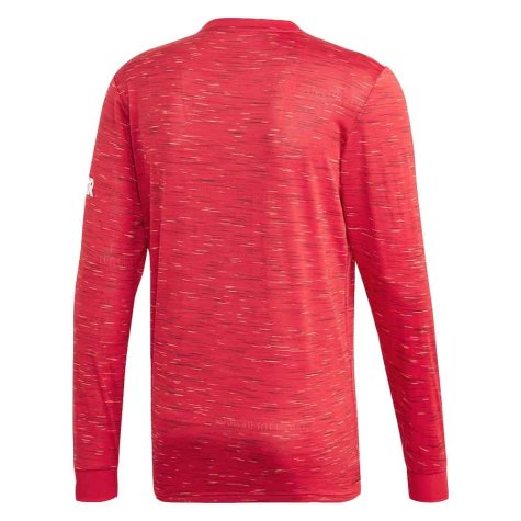 2020-2021 Man Utd Adidas Home Long Sleeve Shirt (KEANE 16)
