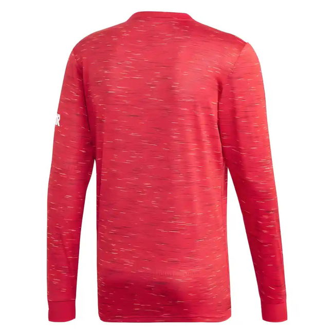 2020-2021 Man Utd Adidas Home Long Sleeve Shirt