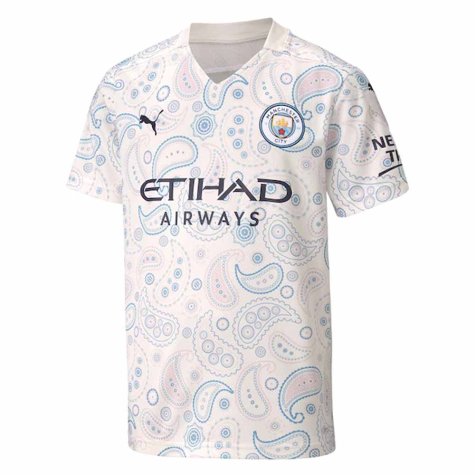 2020-2021 Manchester City Puma Third Football Shirt (Kids) (GOATER 9)