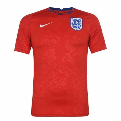 2020-2021 England Pre-Match Training Shirt (Red) (Grealish 7)