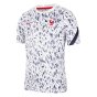2020-2021 France Nike Dry Pre-Match Training Shirt (White) (Your Name)