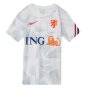 2020-2021 Holland Pre-Match Training Shirt (White) - Kids (DE JONG 19)