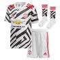 2020-2021 Man Utd Adidas Third Little Boys Mini Kit (Elanga 36)