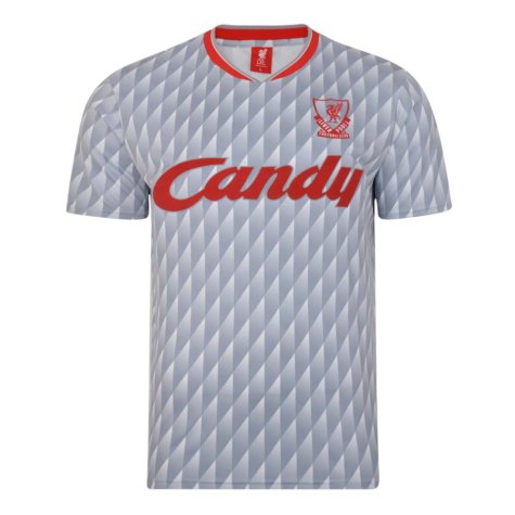 Liverpool FC 1990 Away Retro Football Shirt (Aldridge 8)