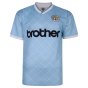 Manchester City 1988 Retro Football Shirt (SILVA 21)