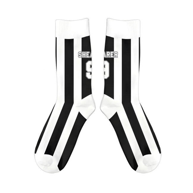 Newcastle 1996 Alan Shearer Retro Football Socks