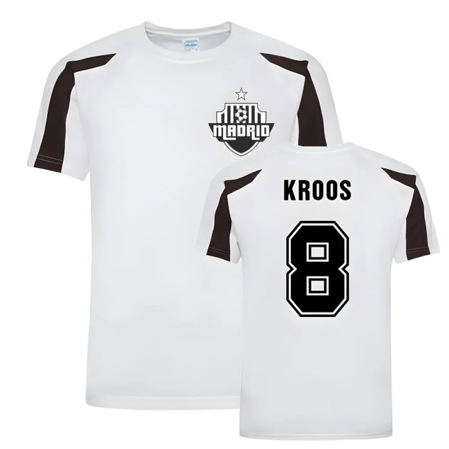 Toni Kroos Madrid Sports Training Jersey (White)