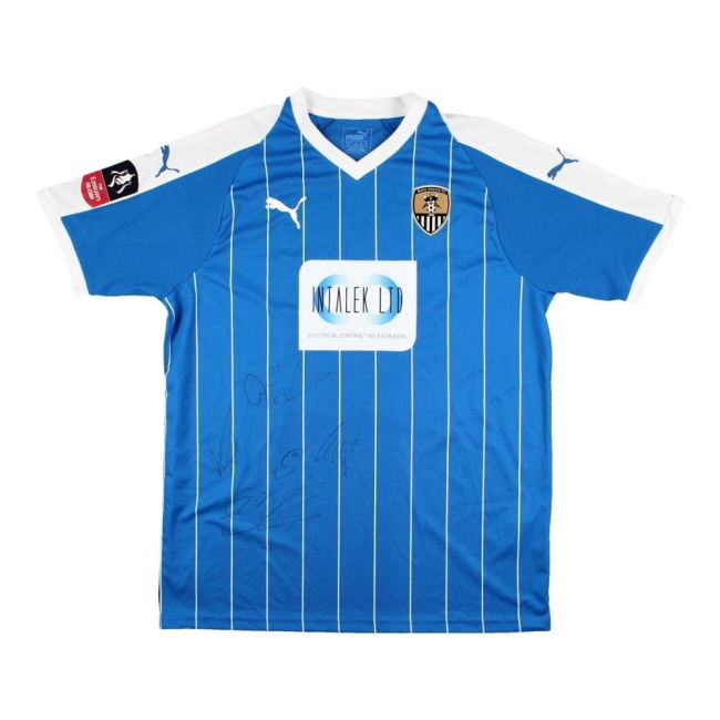 Notts County 2018-19 Away Shirt (Signed) (Brisley #16) ((Excellent) L)