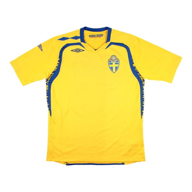 Sweden 2007-08 Home Shirt (Andersson #17) ((Excellent) L)