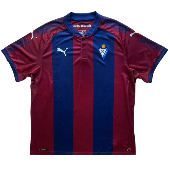 Eibar 2017-18 Home Shirt (Good) (Garcia 14)