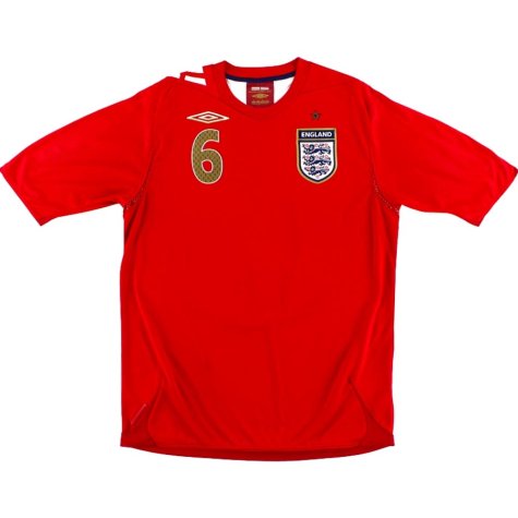 England 2006-08 Away Shirt (Terry #6) (Mint)