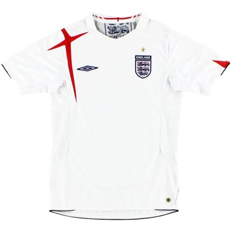 England 2005-2007 Home Shirt (M) (Excellent) (Excellent) (BECKHAM 7)