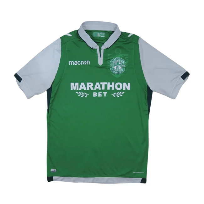 2017-18 Hibernian Home Shirt (XL) (Excellent)