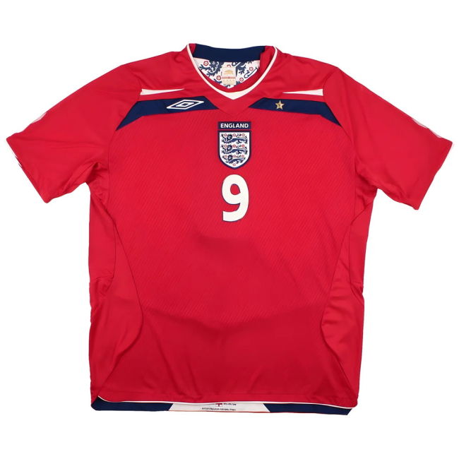 England 2008-09 Away Shirt (Rooney #9) (Mint)