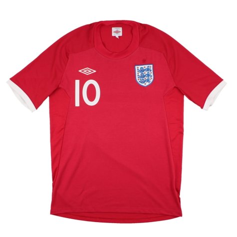 England 2010-11 Away Shirt (Rooney #10) (Very Good)