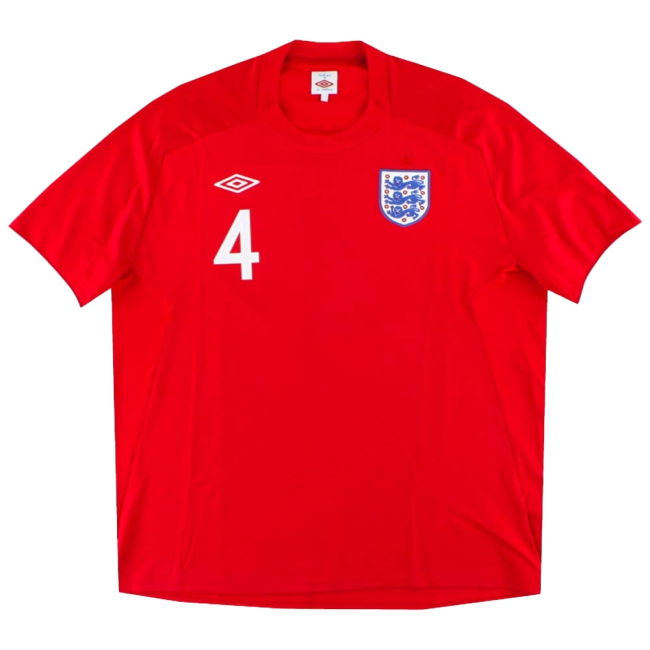 England 2010-11 Away Shirt (Gerrard #4) (M) (Excellent)