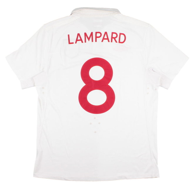 England 2009-10 Home Shirt (XL) Lampard #8 (Excellent) (ROONEY 10)