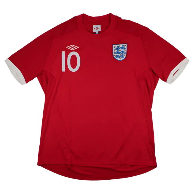 England 2010-11 Away Shirt (XL) Rooney #10 (Excellent)