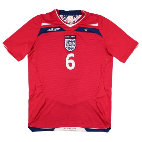 England 2008-10 Away Shirt (M) (Terry #6) (Excellent)