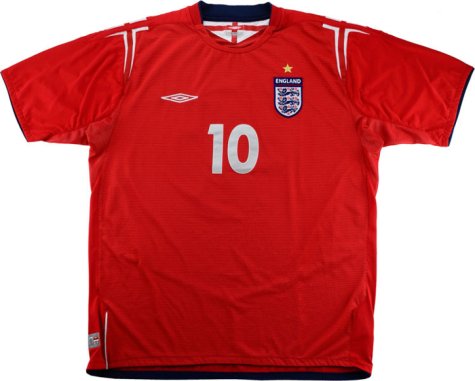 England 2004-06 Away Shirt (Owen #10) (S) (Excellent)