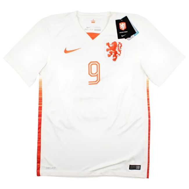 Holland 2015-16 Away Shirt (S) v.Persie #9 (BNWT)