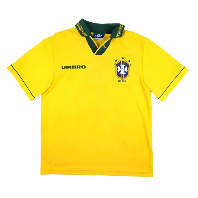Brazil 1993-95 Home Shirt (Bebeto #7) (M) (Very Good)