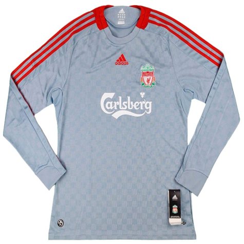 Liverpool 2008/09 Away Long Sleeved Shirt #8 Gerrard (M) (Excellent)
