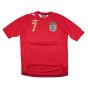 England 2006-08 Away Shirt (M) #7 (Excellent)