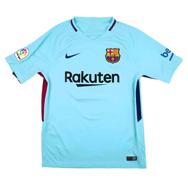 Barcelona 2017-18 Away Shirt (Pique #3) (M) (BNWT)