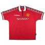 Manchester United 1998-2000 Home Shirt (XXL) Treble Winners #99 (Excellent)