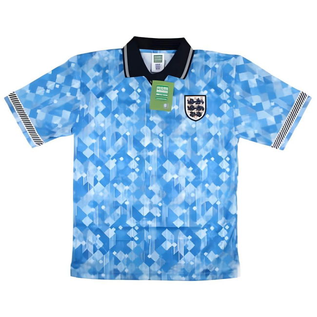 England 1990 Score Draw Third Shirt (M) Pearce #3 (Excellent)