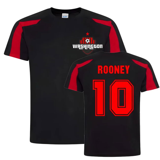 Wayne Rooney Washington Sports Training Jersey (Black)