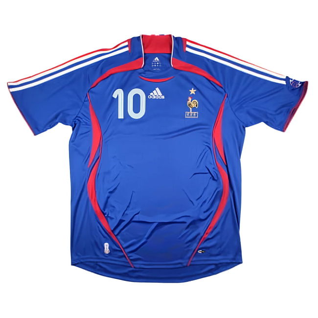 France 2006-07 Home Shirt (Zidane #10) (XL) (Excellent)
