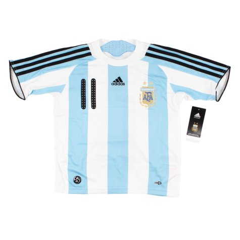 Argentina 2008-09 Home Shirt (SB) Tevez #11 (Mint)