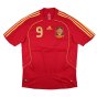 Spain 2008-2009 Home Shirt (M) F.Torres #9 (Very Good)