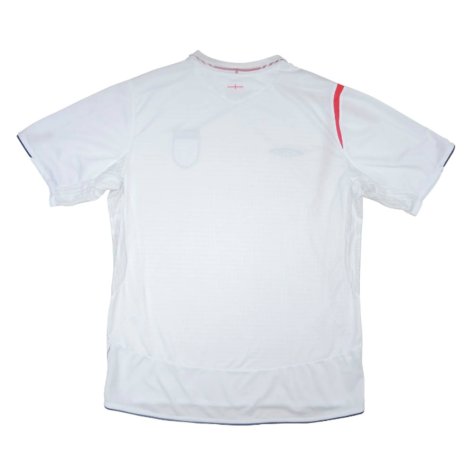 England 2005-2007 Home Shirt (XL) (Excellent) (GASCOIGNE 8)