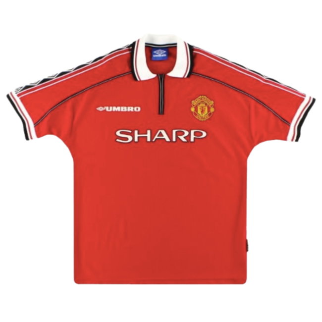 Manchester United 1998-2000 Home Shirt (XXL) (Excellent) (Cole 9)