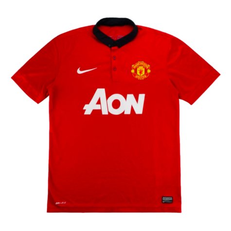 Manchester United 2013-14 Home Shirt (Very Good) (Nani 17)
