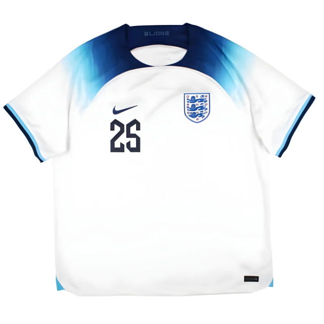 England 2022-23 Home Shirt (XXL) Saka #25 (Mint)
