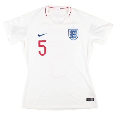 England 2018-19 Home Shirt (Womens M) Stones #5 (Excellent)
