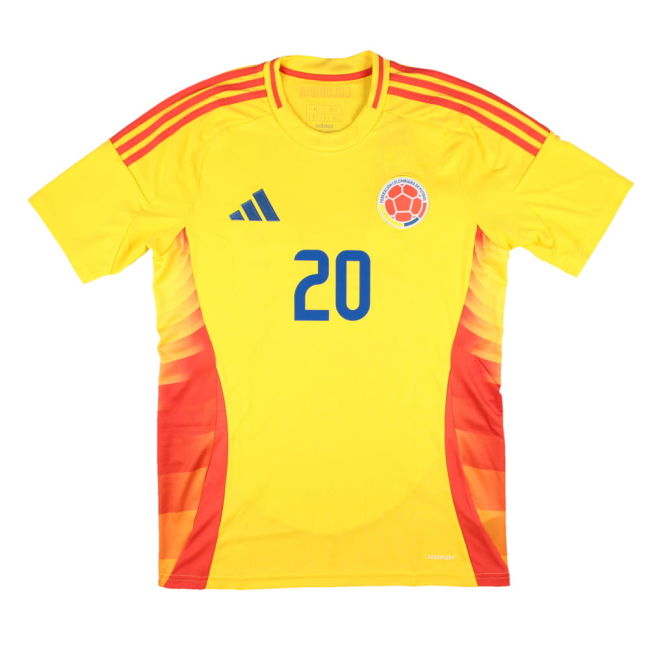 Colombia 2024-25 Home Shirt (M) Quintero #20 (BNWT)
