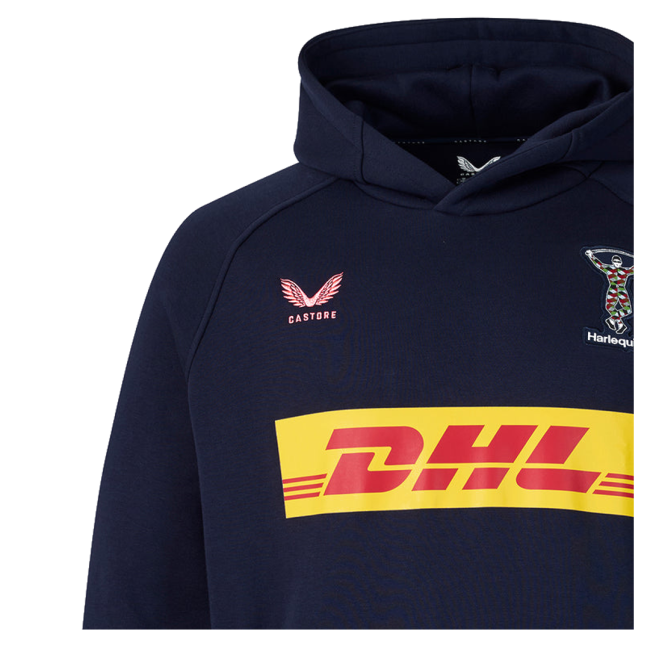 2026-2027 Harlequins Travel Hoodie (Navy)